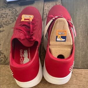 Skechers Red Slip-Ins Sneakers